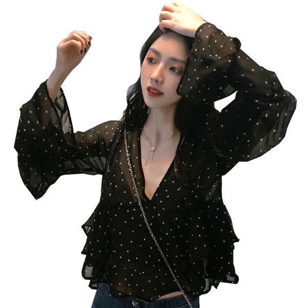 

women spring summer style chiffon blouses shirts lady casual long sleeve bow tie decor blusas df1794 210609, White
