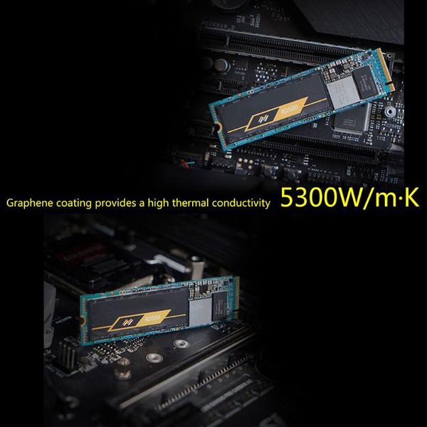 

fans & coolings dropship black graphene heatsink m.2 2280 pci-e nvme ssd thermal pad hard disk cooler radiator heat sink