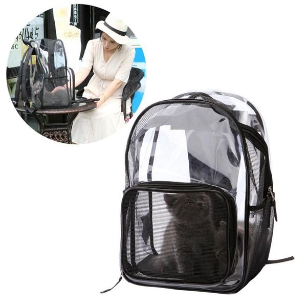 

dog car seat covers outdoor pet carrier backpack bag portable travel front mesh head double transparent shoulder for puppy