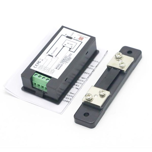 

voltage meters 1set dc 6.5-100v 50a lcd combo meter current kwh wapanel 12v 24v 48v battery power monitoring + shunt