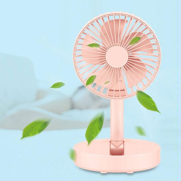 

electric fans ptmj usb fan small folding and portable three in one desk6-inch with night light three-speed
