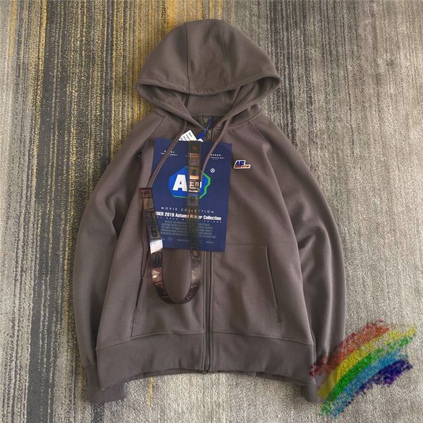 

hoodies fw ader error double zip hoodie men women 1:1 quality embroidered badge sweatshirts adererror hoodies pullovers, Black