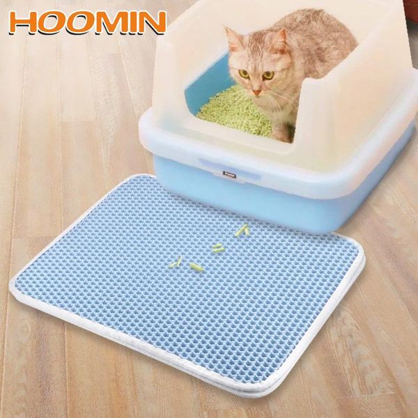 

cat beds & furniture hoomin double-layer mat non-slip litter supplies waterproof eva pet catcher layer