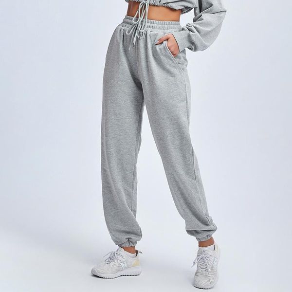 

yoga outfit 2021 autumn baggy fashion sports pants women sweatpants with pockets running trousers female joggers street wear