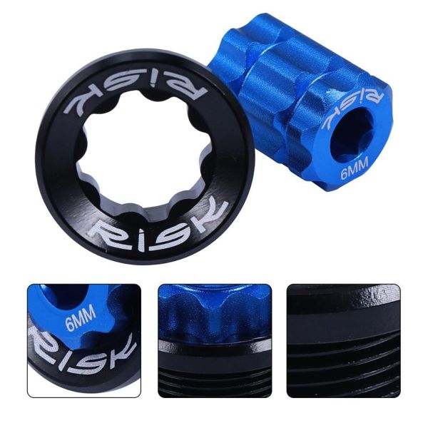 

bike horns 1 set practical crank bolt aluminum alloy road bottom bracket cap