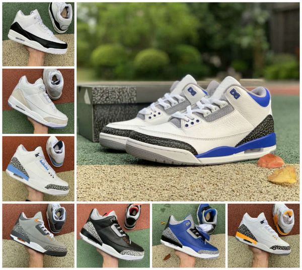 

unc red black white cement varsity royal mens racer blue 3 basketball shoes 3s laser orange fragment katrina georgetown men