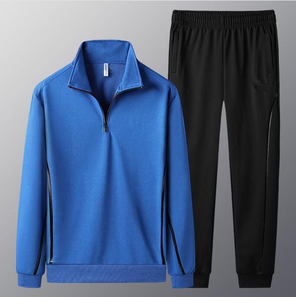Abbigliamento sportivo per tracce da uomo per giacche con piste da jogger casual manica a maniche lunghe abiti da jogger 20 tipi set da 2 pezzi dimensioni asiatiche