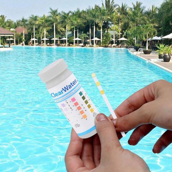 

meters 50pcs/bottle swimming pool ph test paper alkalinity hardness garden supplies