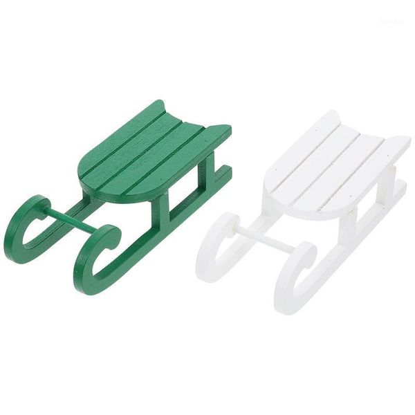 

christmas decorations 2pcs sleigh decoration creative sled ornaments deskdecor