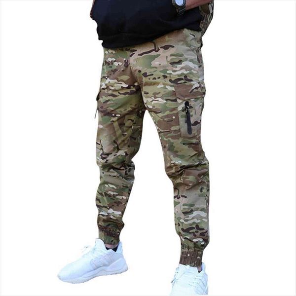 

brand fashion streetwear casual camouflage women pants jogger tactical military trousers cargo for plus size xxl, Black