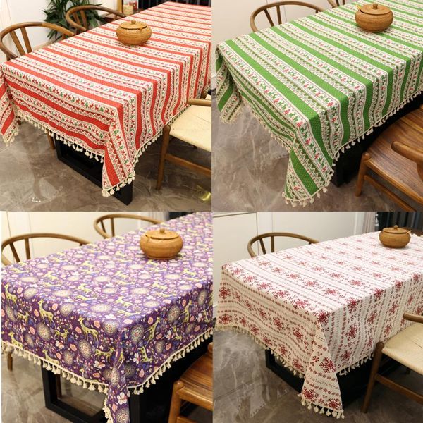 

table cloth linen tablecloth christmas party el picnic rectangular covers home dining tea decoration lace