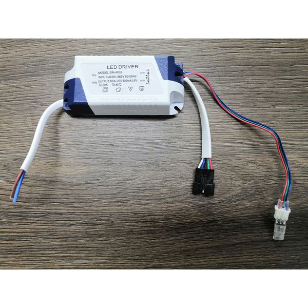 

led panel light driver 3w 6w 12w 18w rgb panel lights ac85-265v power supply adapter transformer