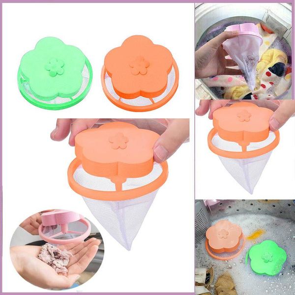 

laundry bags 4pcs floating pet fur catcher lint hair for washing machine magic catching
