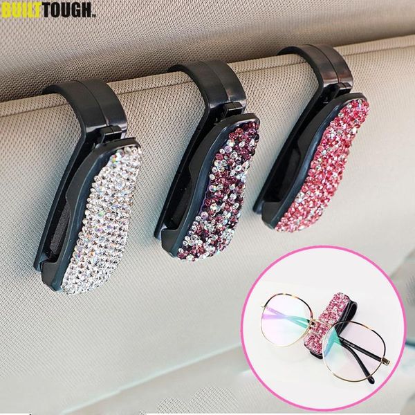

other interior accessories car glasses clip auto case sun visor handmade not scratch rhinestone diamond decoration ornament