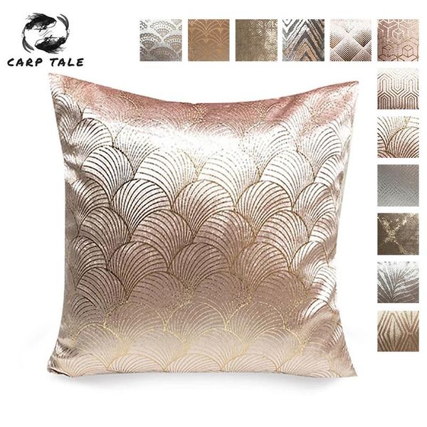 

cushion/decorative pillow geometric cushion cover 45x45cm bronzing sofa bedroom pillowcase home decorative square throw