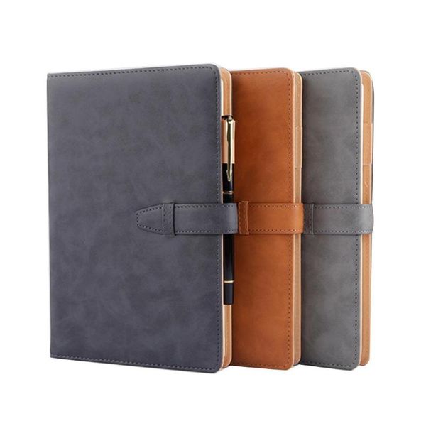 

s faux leather cover a5 notebook office writing journal diary planner stationery notepads, Purple;pink