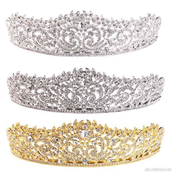

hair clips & barrettes bride wedding crown jewelry accessories headband tiara bridal pageant party au3 21 dropship, Golden;silver