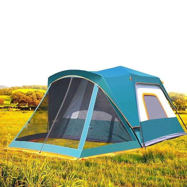 

grntamn 5-8 persons double layer 2 rooms large outdoor family party camping tent