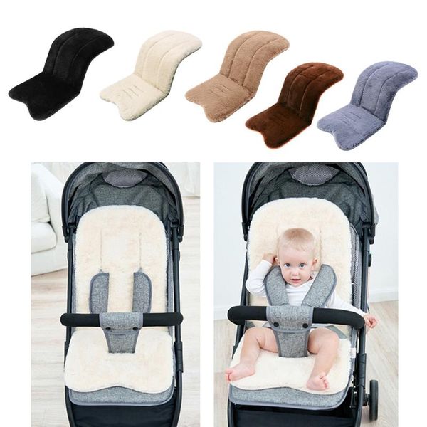 

stroller parts & accessories winter warm baby mat born infants diaper pad cushion pram soft mattress pushchair