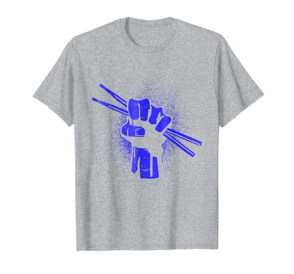 

drummer drum sticks music t-shirt drumming musician tee shir, White;black