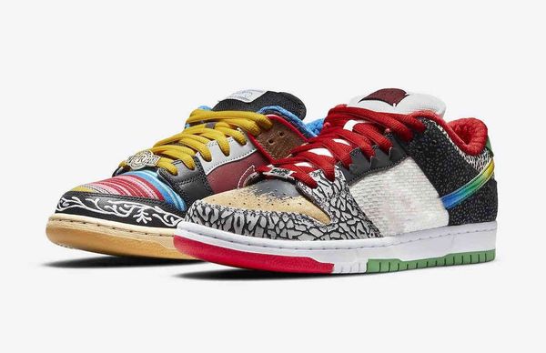 

shoes dnk what the paul p-rod sb low 3m reflective black red green blue yellow men women sports sneakers