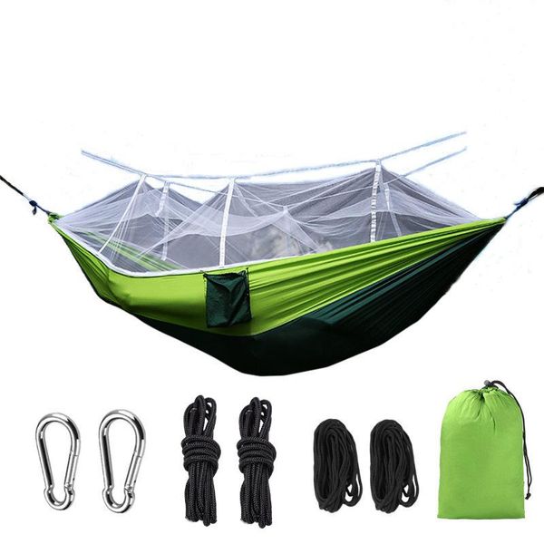 

ultralight parachute hammocks travel camping hammock hunting fishing mosquito net double person swing outdoor furniture camp