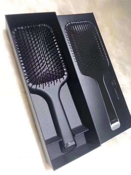 

9hd wholesale brand comb brush professional paddle comb for hair styling ceramic straightener head massage brush