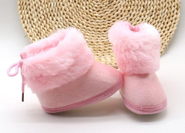 

first walkers baby snow boots toddler shoes soild wool soft sole prewalker warm gift for born girl boy learning walking#