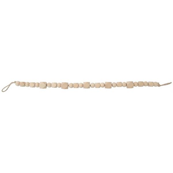 

wooden bead tieback vintage curtain ties fashion rope wood strap & drapes