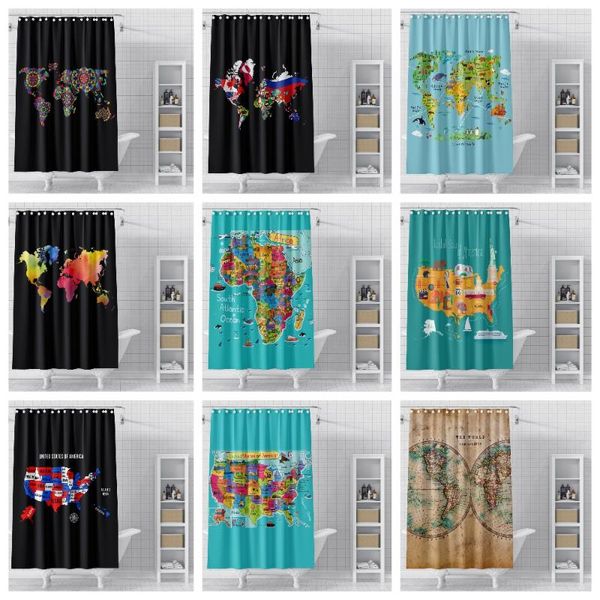 

shower curtains pattern polyester animals cartoon waterproof bathroom 180*200cm