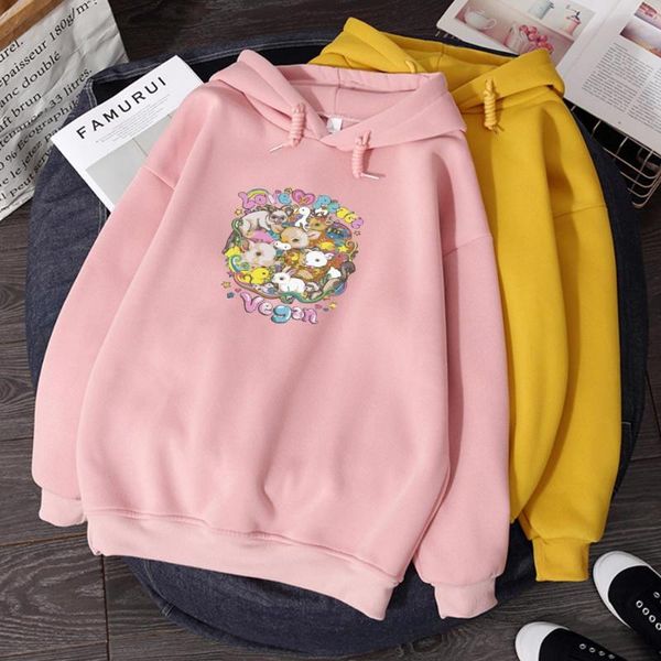 

women's hoodies & sweatshirts winter autumn harajuku plus size loose leisure letters print hooded pullover women bluzki damskie, Black