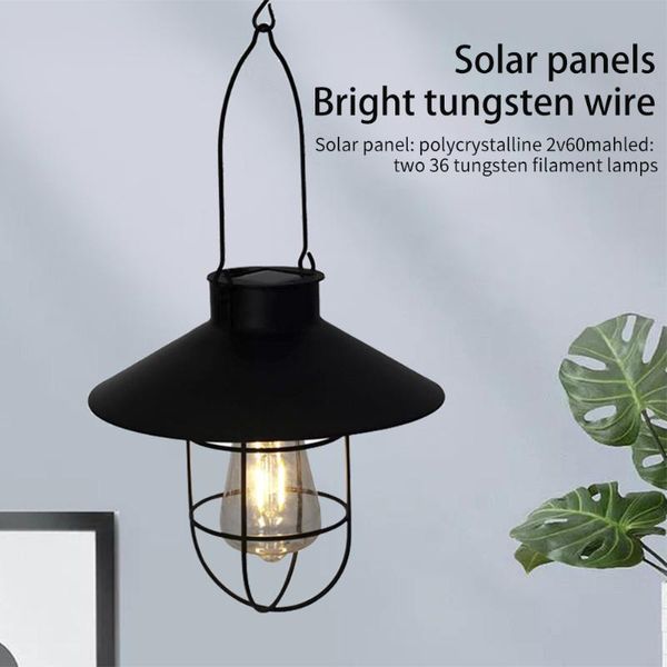 

solar lamps outdoor hanging backyard lantern garden led landscape with hook wrought iron lawn portable pathway patio vintage style