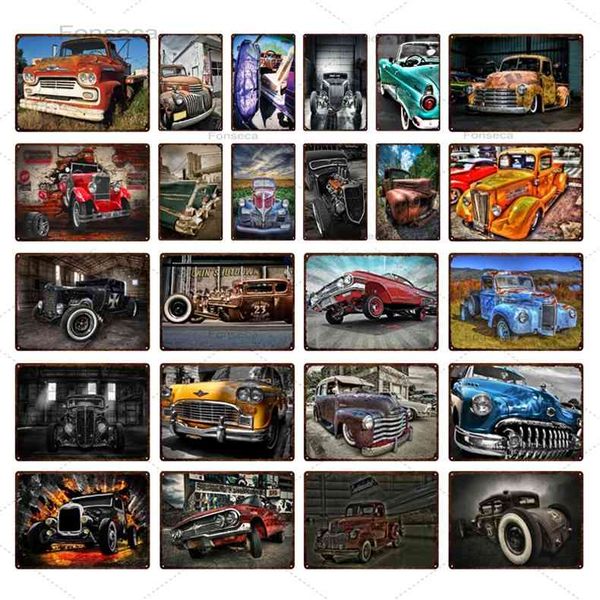 

Cool Sports Car Tin Sign Wall Metal Poster Plaque Living Room Home Decorationa