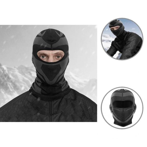 

cycling caps & masks sports hat warm breathable men ear useful cap, Black