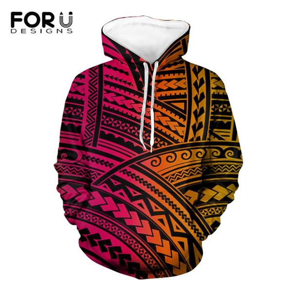 

women's hoodies & sweatshirts forudesigns plus size sweatshirt polynesian traditional tribal printing long sleeve hoodie for women grad, Black