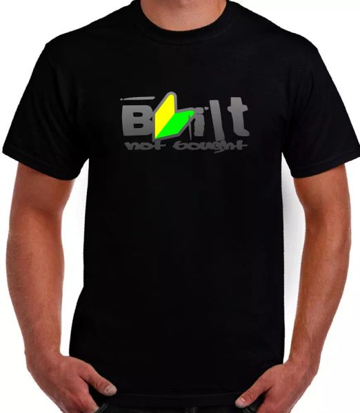 

FAN Jdm Built Not Bought COOL GRAPHIC ART DESIGN HIGH QUALITY T-Shirt ..., White;black