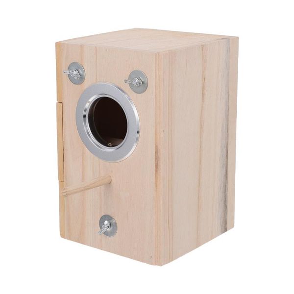 

bird cages breeding nest parakeet nesting box natural wood house parrots mating