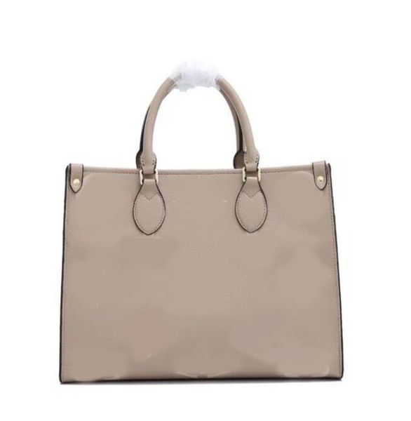 

onthego sac plat medium bicolor empreinte handbags fashion ladies casual tote shoulder bags oversize shopping bag with two handles mm size