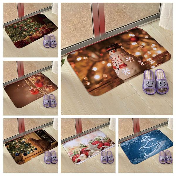 

carpets non-slip footcloth carpet rug doormat polyester floor mat soft solid kitchen living room bedroom 1 pcs
