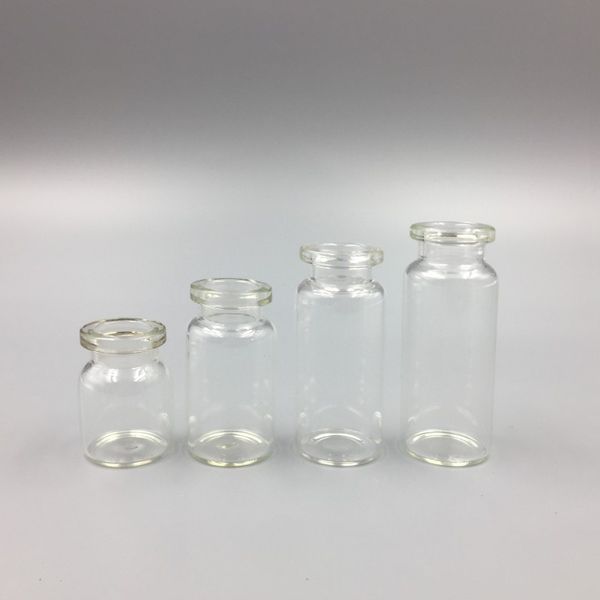 2021 neue 5 7 10 15 20ML Klarglas Kork Flasche Miniatur Glas Flasche Fläschchen mit Kork Leere Proben gläser Kleine