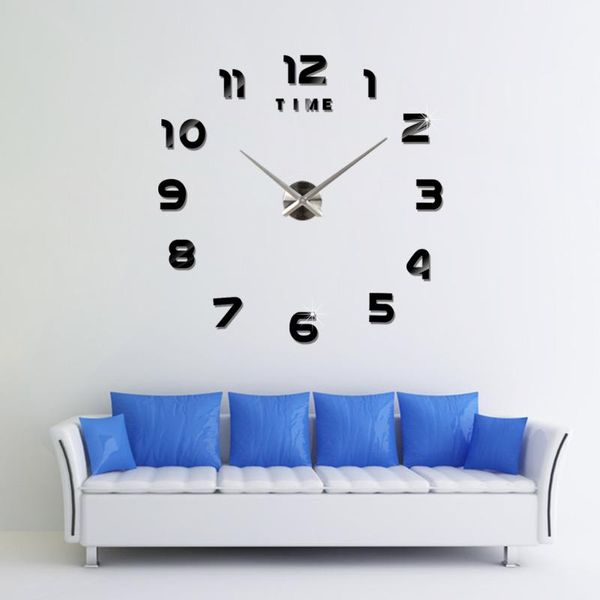

wall clocks simple diy clock creative home accessories sticker