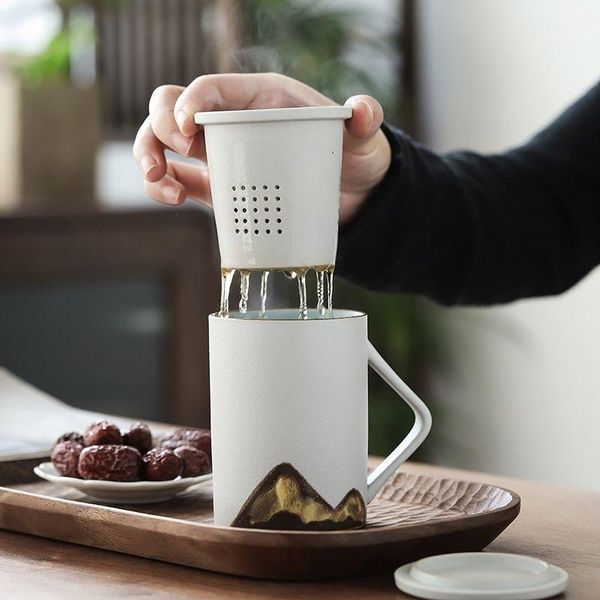 

mugs simple nordic style water bottle tea mug high capacity milk latte juice coffee drinking unique design for girlfriend gift cup