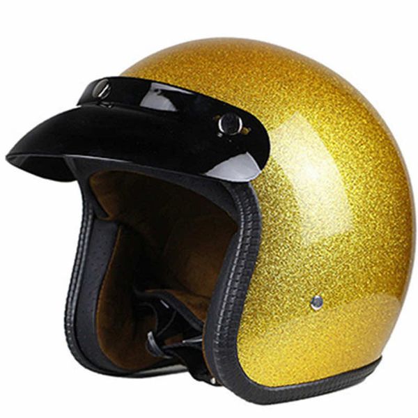 

Vespa Helmet Motorcycle Scooter Vintage Retro Open Face Head Gear TK37, Multi