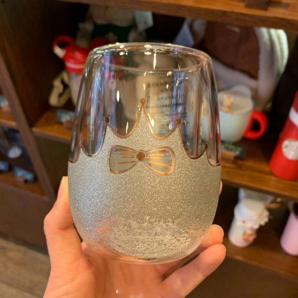 

mugs star papa same year valentine's day gift cup ceremony twinkling crown bow double glass coffee