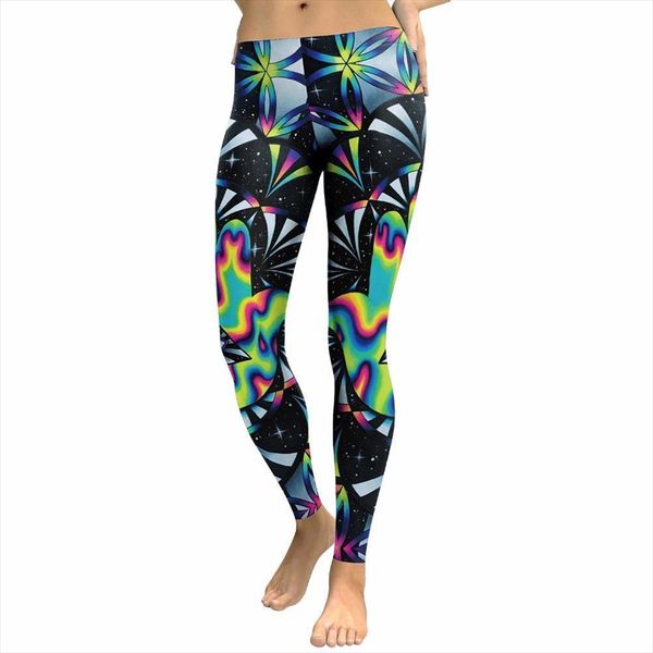 

brand sales fitness high elasticity womens legging leggins legins trouser pants for women neon spandex, Black