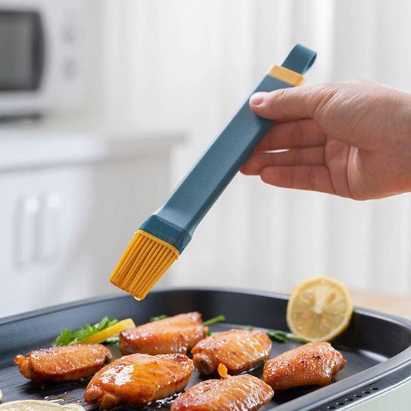 

tools & accessories silicone oil brush liquid cake baking for bread pastry bbq utensil grill basting brushes bakeware kitchen supplies