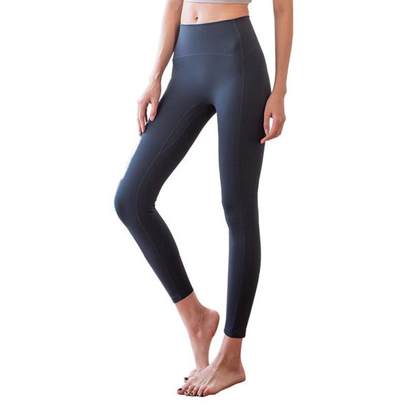 

yoga outfit double-sided brushed high-waist pants hip-lifting high-elastic sports fitness running ankle-length girl leggings m l