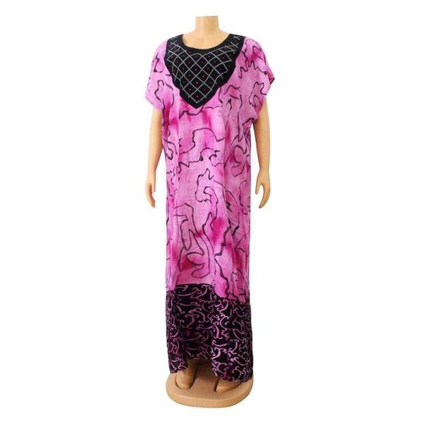 

ethnic clothing pink patchwork appliques beading dress women summer elegant casual short sleeve african dresses for lady, Red