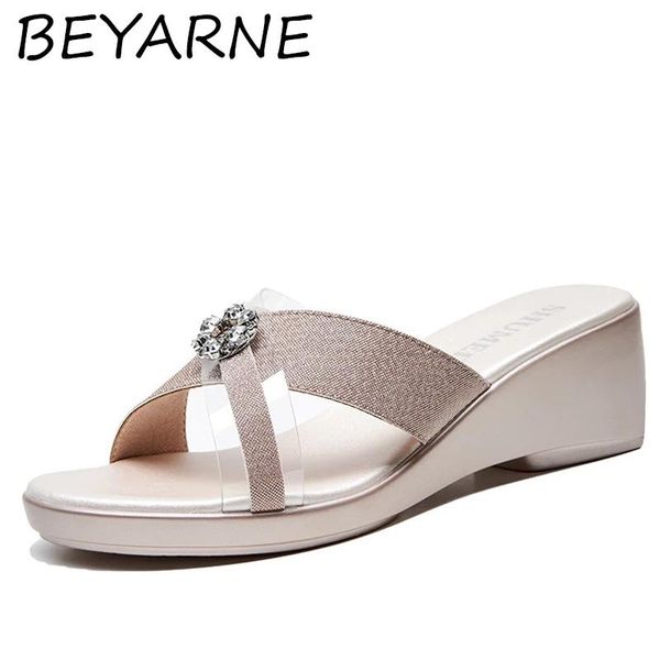 

rhinestone women sandals summer mother slippers fashion ladies flip-flops, Black