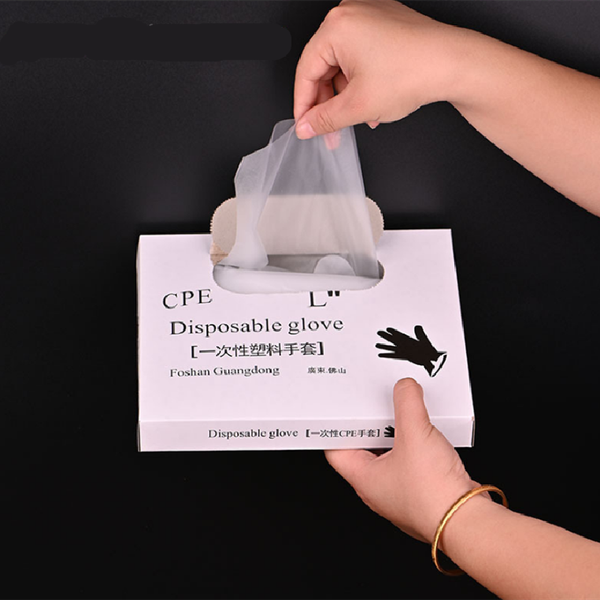 

disposable gloves cpe takeaway grade edible film removable glove box